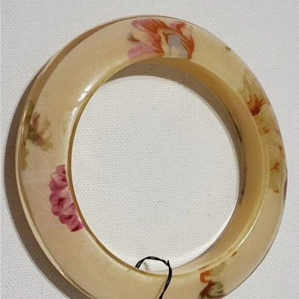 Treska floral Resin bangle bracelet new!!! - Picture 2 of 7